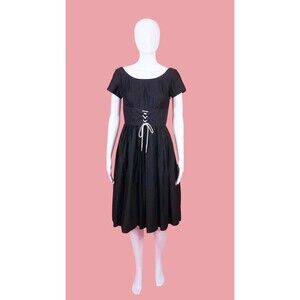 1950s-1960s JANET Juniors of Miami Inc. by JEANNE KELLOGG Dress. Small